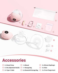 TSRETE S23 Double Wearable Hands-Free Breast Pump【Place your order for this at our Amazon store!】